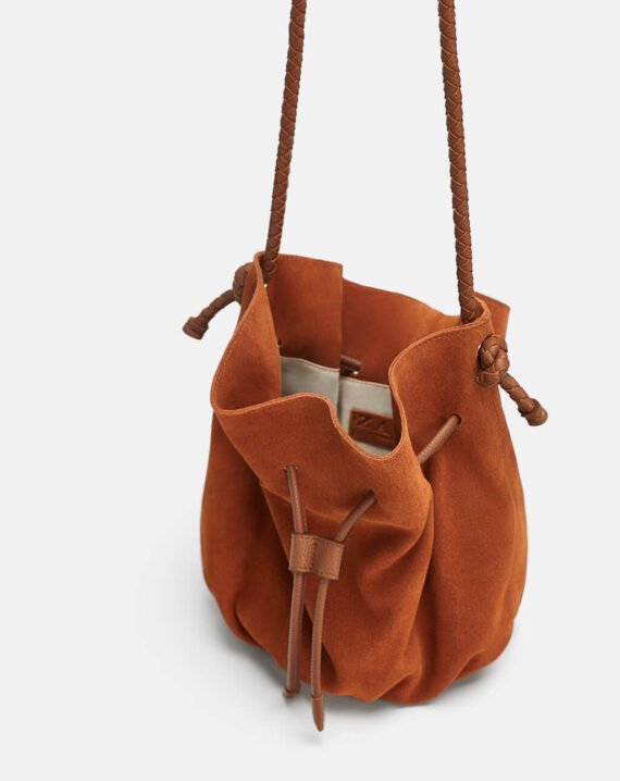 Split Crossbody Bucket Bag - Image 3