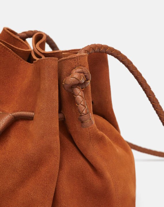 Split Crossbody Bucket Bag - Image 5
