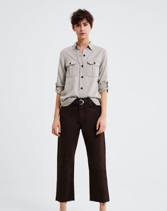 Shirt Mango Gray - Image 3