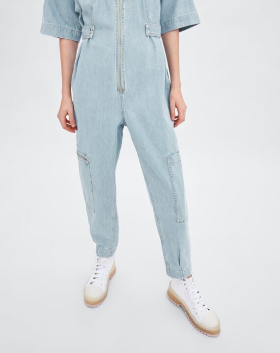 Denim Jumpsuit - Image 3